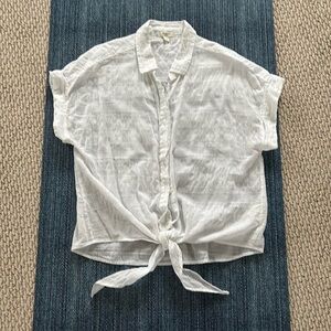 Women’s Dylan white cotton blouse size M